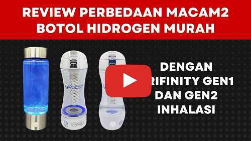 Perbedaan Botol Trifinity dengan produk merk lain