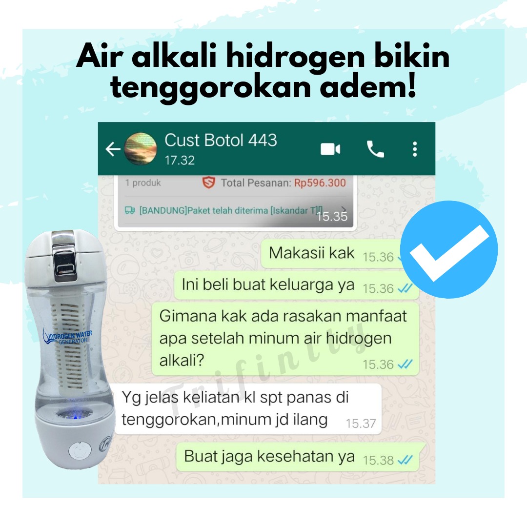 Testimoni imun tubuh botol trifinity