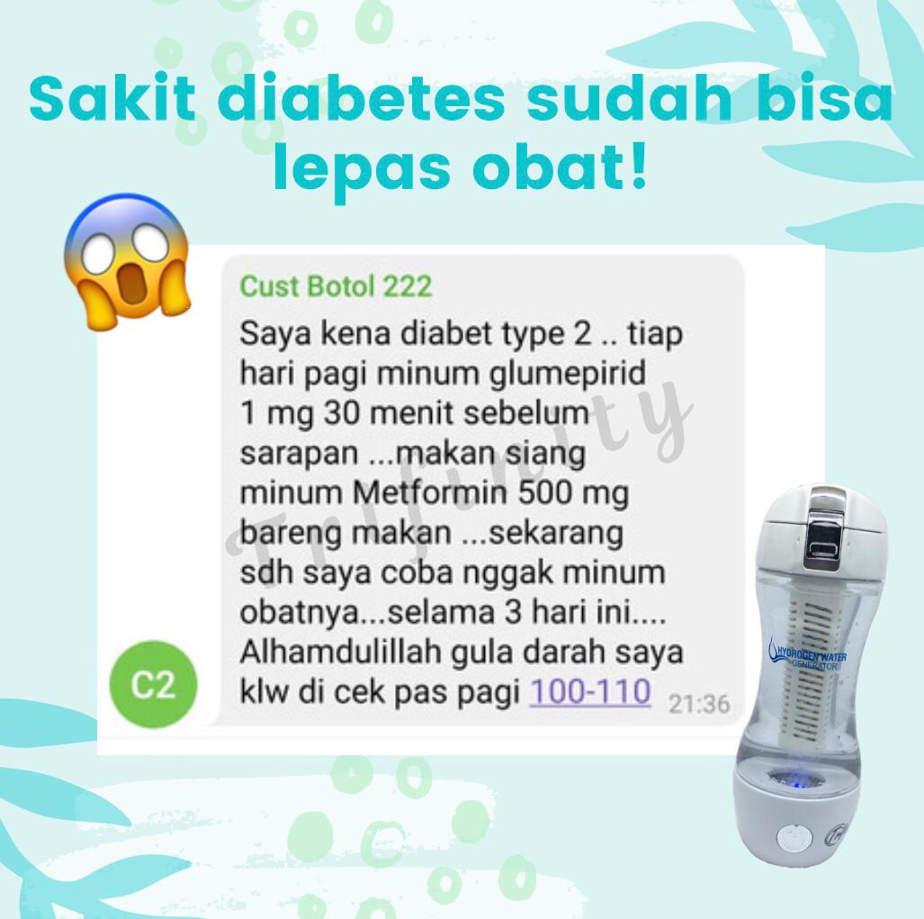 solusi sembuh dari sakit dengan botol hidrogen alkali trifinity