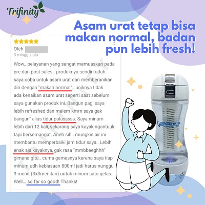 Testimoni kolesterol asam urat hipertensi botol trifinity