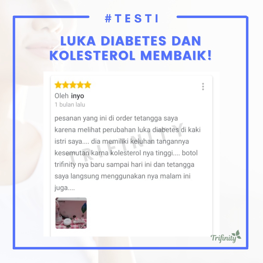 Testimoni kolesterol asam urat hipertensi botol trifinity