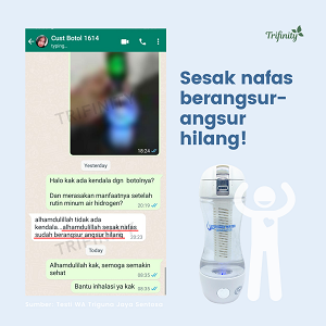 Testimoni Maag, Jantung, Asma Botol Trifinity