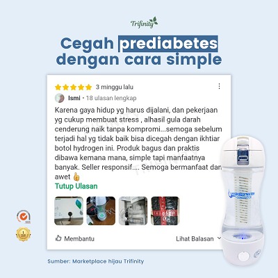 Testimoni Diabetes Botol Trifinity