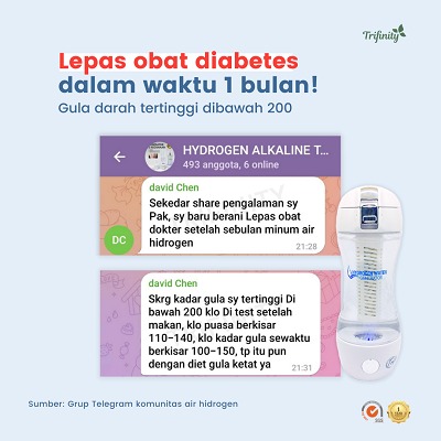 Testimoni Diabetes Botol Trifinity