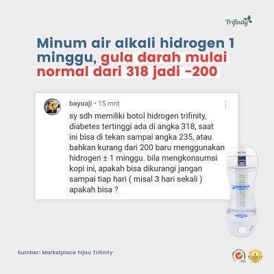 Testimoni Diabetes Botol Trifinity