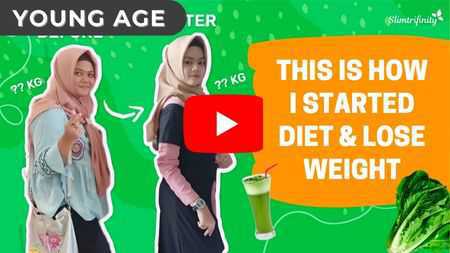Young girl 15 years Lose 9 kg, slimmer, healthier and more confident