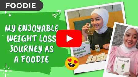 Mia's diet experience was successful and still able to eat well with Slim Trifinity juice