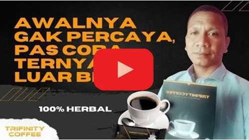 Kisah peter menjadi luar biasa setelah mencoba kopi trifinity