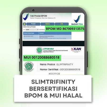 sertifikasi Bpom Mui halal slim trifinity