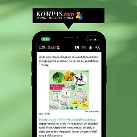 Slim trifinity sudah di liput media kompas