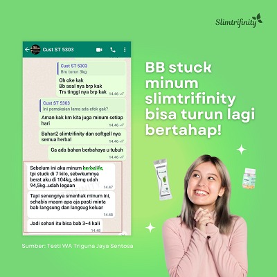 testimoni slim trifinity