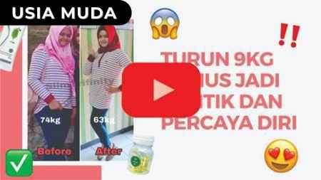 Usia muda 15tahun Turun berat badan 9kg bonus langsing cantik n percaya diri