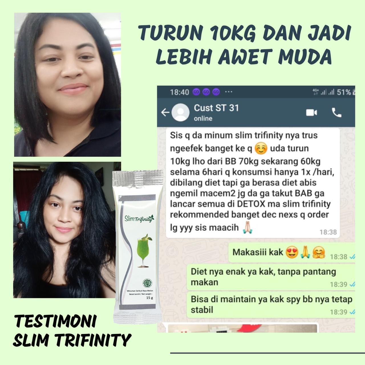 testimoni slim trifinity