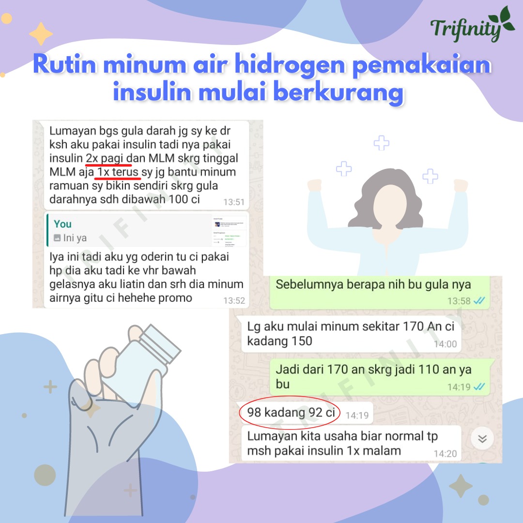 Testimoni Diabetes Botol Trifinity