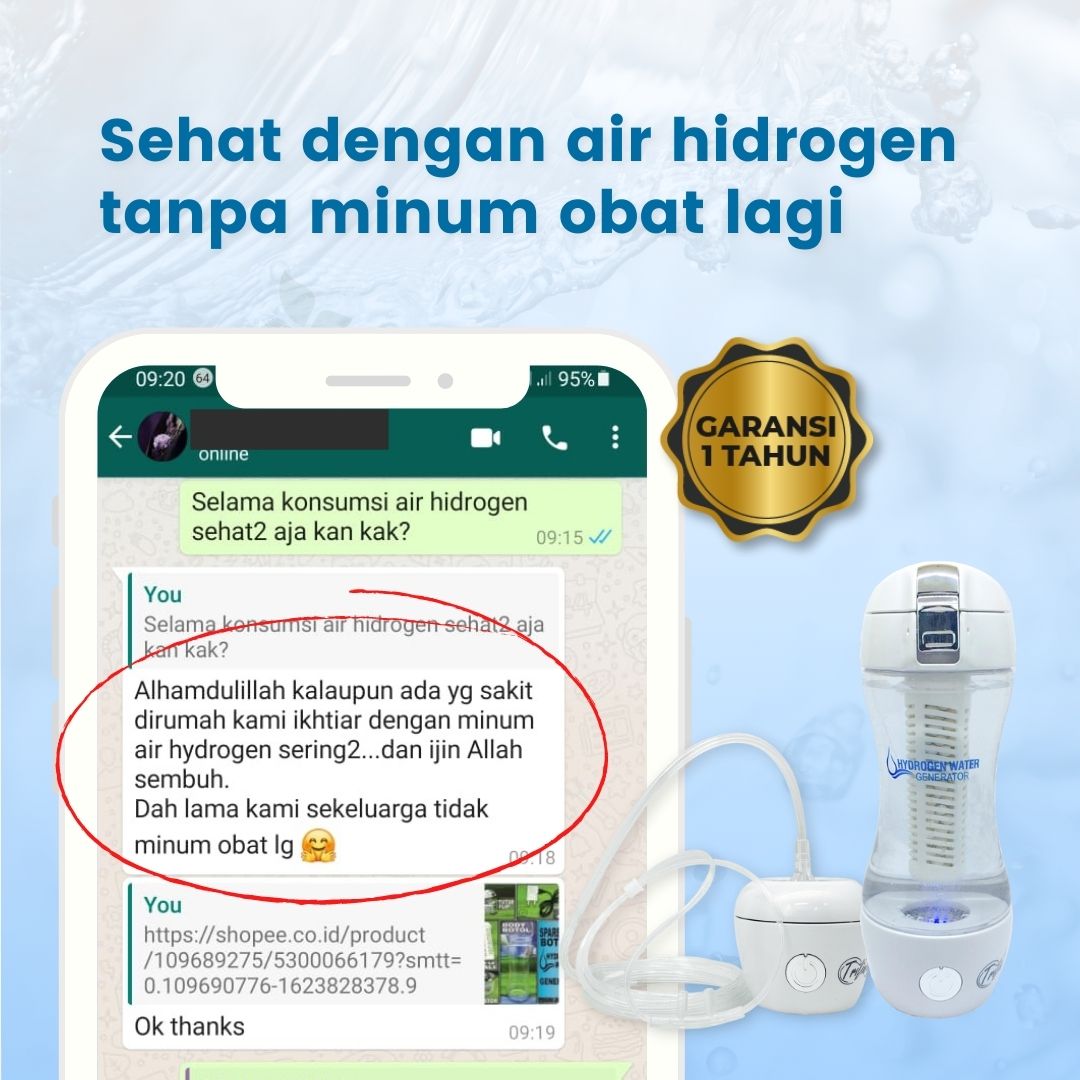 Testimoni imun tubuh botol trifinity