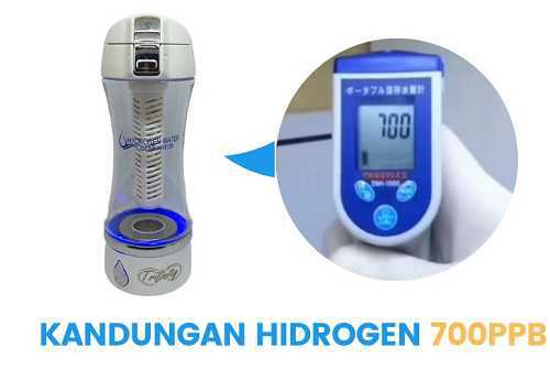 Botol hidrogen air hydrogen alkaline water elektrik kesehatan seperti milagros mega 6 dr water